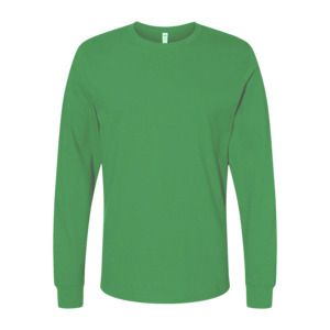Fruit of the Loom SC4 - Men's Long Sleeve Cotton Sweatshirt Kelly Green