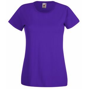 Fruit of the Loom SS050 - Lady-fit valueweight tee Purple