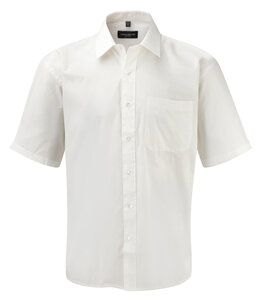 Russell Collection J937M - Short sleeve pure cotton easycare poplin shirt