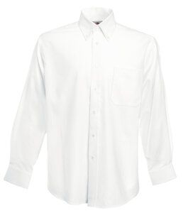 Fruit of the Loom 65-114-0 - Oxford Shirt LS White