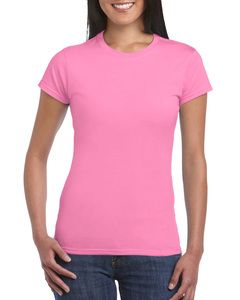 Gildan 64000L - Women's RingSpun Short Sleeve T-Shirt Azalea