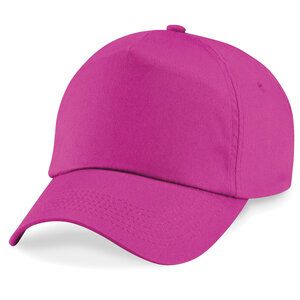 Beechfield B10b - Children's 5 Panel Cap 100% cotton Fuchsia