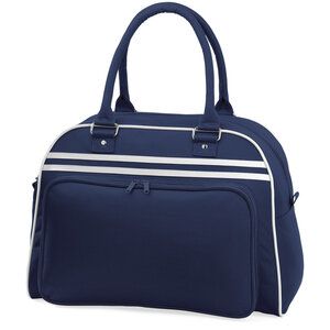 BagBase BG075 - Retro bowling bag French Navy/ White