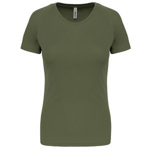 ProAct PA439 - LADIES' SHORT SLEEVE SPORTS T-SHIRT Olive Green