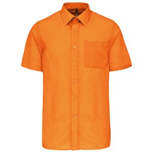 Kariban K551 - ACE - MEN'S SHORT SLEEVE EASY CARE POLYCOTTON POPLIN SHIRT Orange