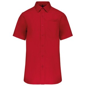 Kariban K543 - MEN'S SHORT SLEEVE EASY CARE COTTON POPLIN SHIRT Classic Red