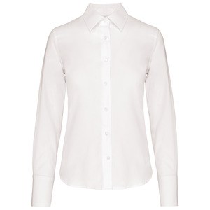 Kariban K538 - LADIES' LONG SLEEVE SUPREME NON IRON SHIRT White