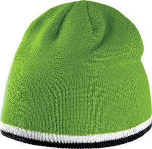 K-up KP515 - BEANIE HAT WITH BI-COLOUR BOTTOM BAND