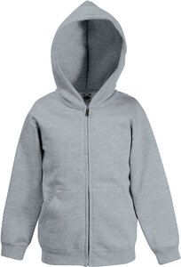 Fruit of the Loom SC62045 - Kids Hooded Sweat Jacket (62-045-0) Heather Grey