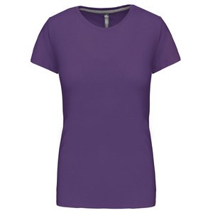 Kariban K380 - LADIES' SHORT SLEEVE CREW NECK T-SHIRT Purple