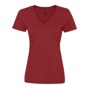 Fruit of the Loom SC61398 - Lady Fit V Neck (61-398-0) Red