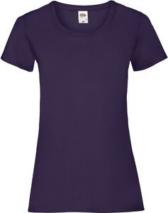 Fruit of the Loom SC61372 - Women's Cotton T-Shirt Purple