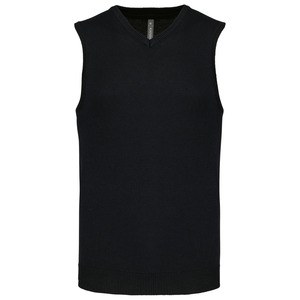 Kariban K969 - MEN'S SLEEVELESS JUMPER Black/Black