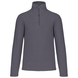 Kariban K912 - ENZO - ZIP NECK MICRO FLEECE TOP Convoy Grey