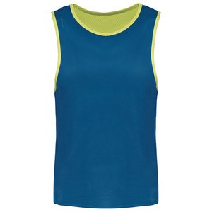 ProAct PA042 - ALL SPORTS REVERSIBLE BIB Fluorescent Yellow / Sporty Royal Blue