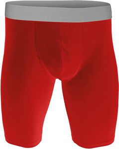 ProAct PA08 - KID'S LONG BASE LAYER SHORTS Sporty Red