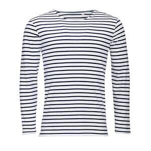 SOLS 01402 - MARINE MEN Long Sleeve Striped T Shirt