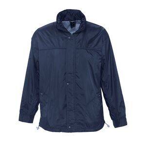 SOL'S 46000 - MISTRAL Jersey Lined Water Repellent Windbreaker Navy