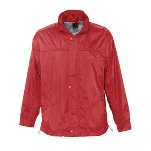 SOL'S 46000 - MISTRAL Jersey Lined Water Repellent Windbreaker Red