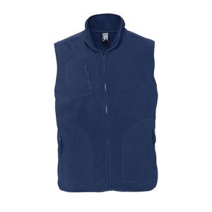 SOL'S 51000 - NORWAY Unisex Sleeveless Fleece Cardigan Navy