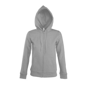 SOL'S 47900 - SEVEN WOMEN Jacket With Lined Hood Heather Gray