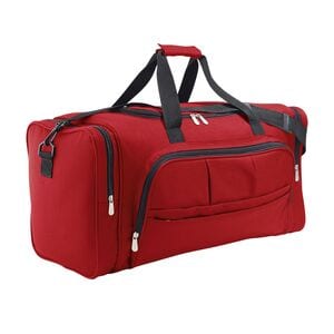 SOL'S 70900 - WEEK-END 600 D Polyester Multi Pocket Travel Bag Red