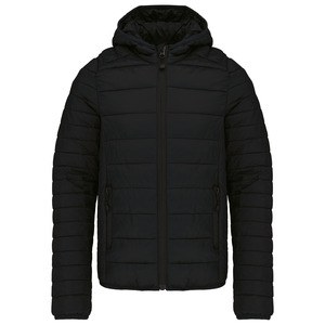 Kariban K6112 - Kids' lightweight hooded down jacket Black
