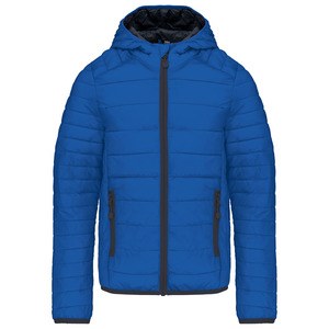 Kariban K6112 - Kids' lightweight hooded down jacket Light Royal Blue