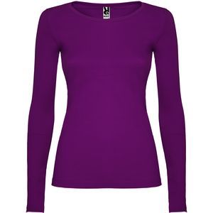 Roly CA1218 - EXTREME WOMAN Semi fitted long-sleeve t-shirt with fine trimmed neck