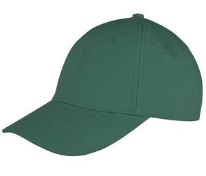 Result RC081 - Visor Cap 6 Panels 100% Cotton Bottle Green