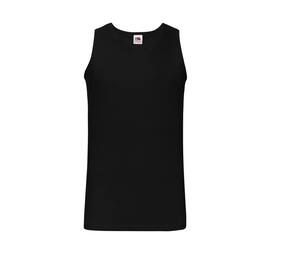 Fruit of the Loom SC235 - Men Tank Top 100% Cotton Black