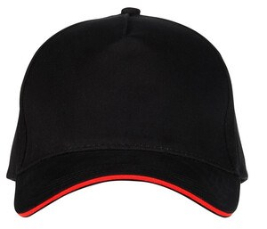 Black&Match BM910 - 100% cotton 5-panel cap