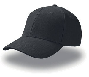 Atlantis AT076 - Unisex 6-panel cap Black