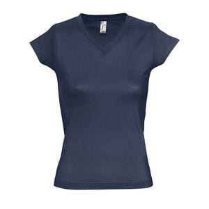 SOL'S 11388 - MOON Women's V Neck T Shirt Denim