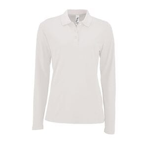 SOL'S 02083 - Perfect Lsl Women Long Sleeve Piqué Polo Shirt White
