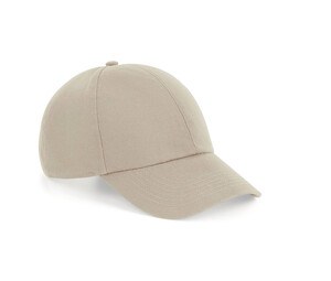 Beechfield BF054 - Organic Cotton 6 Panel Cap Sand