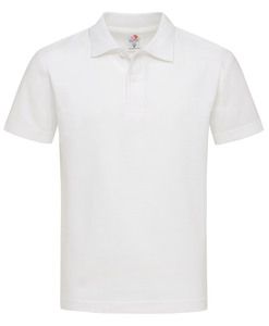 Stedman STE3200 - Children's short-sleeved polo shirt White