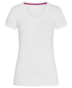 Stedman STE9710 - V-neck T-shirt for women Stedman - CLAIRE White