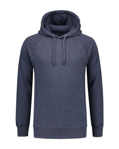 Lemon & Soda LEM3234 - Heavy Sweater Hooded Raglan for him Navy Heather