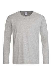 Stedman STE2500 - Classic men's long sleeve t-shirt Grey Heather