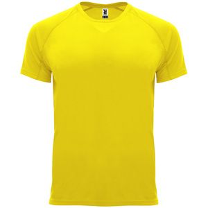 Roly CA0407 - BAHRAIN Technical short-sleeve raglan t-shirt Yellow