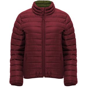 Roly RA5095 - FINLAND WOMAN Women's quilted jacket with feather touch padding Garnet