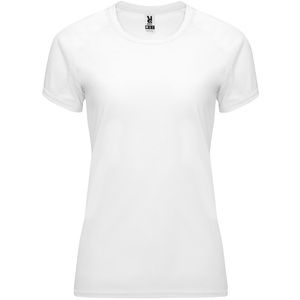 Roly CA0408 - BAHRAIN WOMAN Technical short-sleeve raglan t-shirt for women White