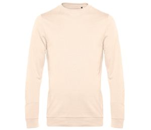 B&C BCU01W - Round neck sweatshirt Pale Pink