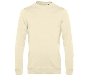 B&C BCU01W - Round neck sweatshirt Pale Yellow