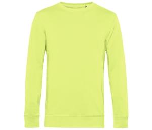 B&C BCU31B - Organic Round Neck Sweatshirt Lime