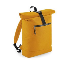 Bag Base BG286 - Roller Zipper Backpack In Recycled Materials Mustard