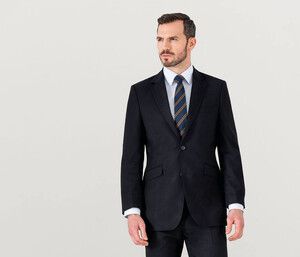 CLUBCLASS CCJ9502 - Titanium Fitted Suit Jacket Navy