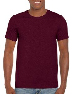 Gildan GN640 - Softstyle™ Adult Ringspun T-Shirt Heather Maroon