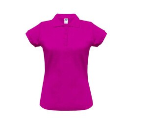 JHK JK211 - Women's piqué polo shirt 200 Fuchsia